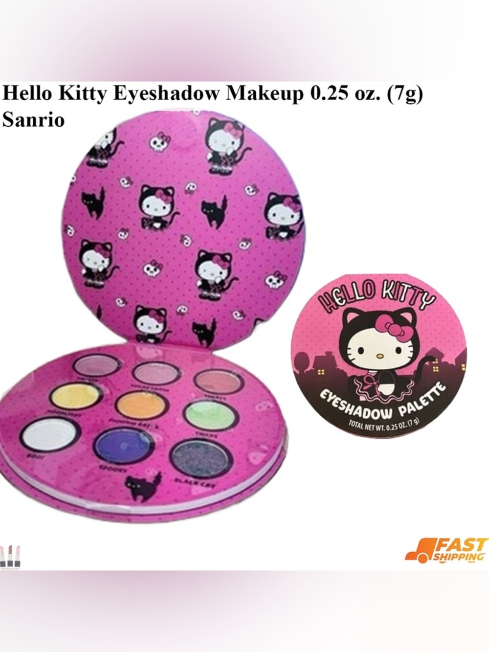 Hello Kitty Pink Eyeshadow Palette - Multicolor Shades